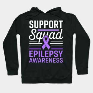Epilepsy Warrior Support Squad Support Epilepsy Awareness Hoodie
